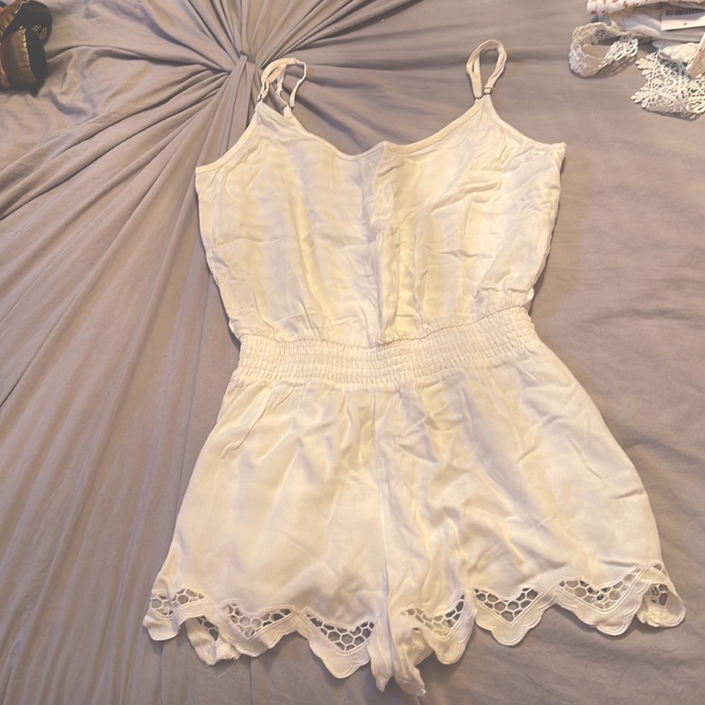 Forever 21 white romper